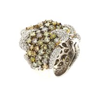 Anello Fanton Gioielli Donna ANELLI DIAMANTI in Oro bianco Diamante 9.11 Ct ANOR-230-52 - ANOR-230-52